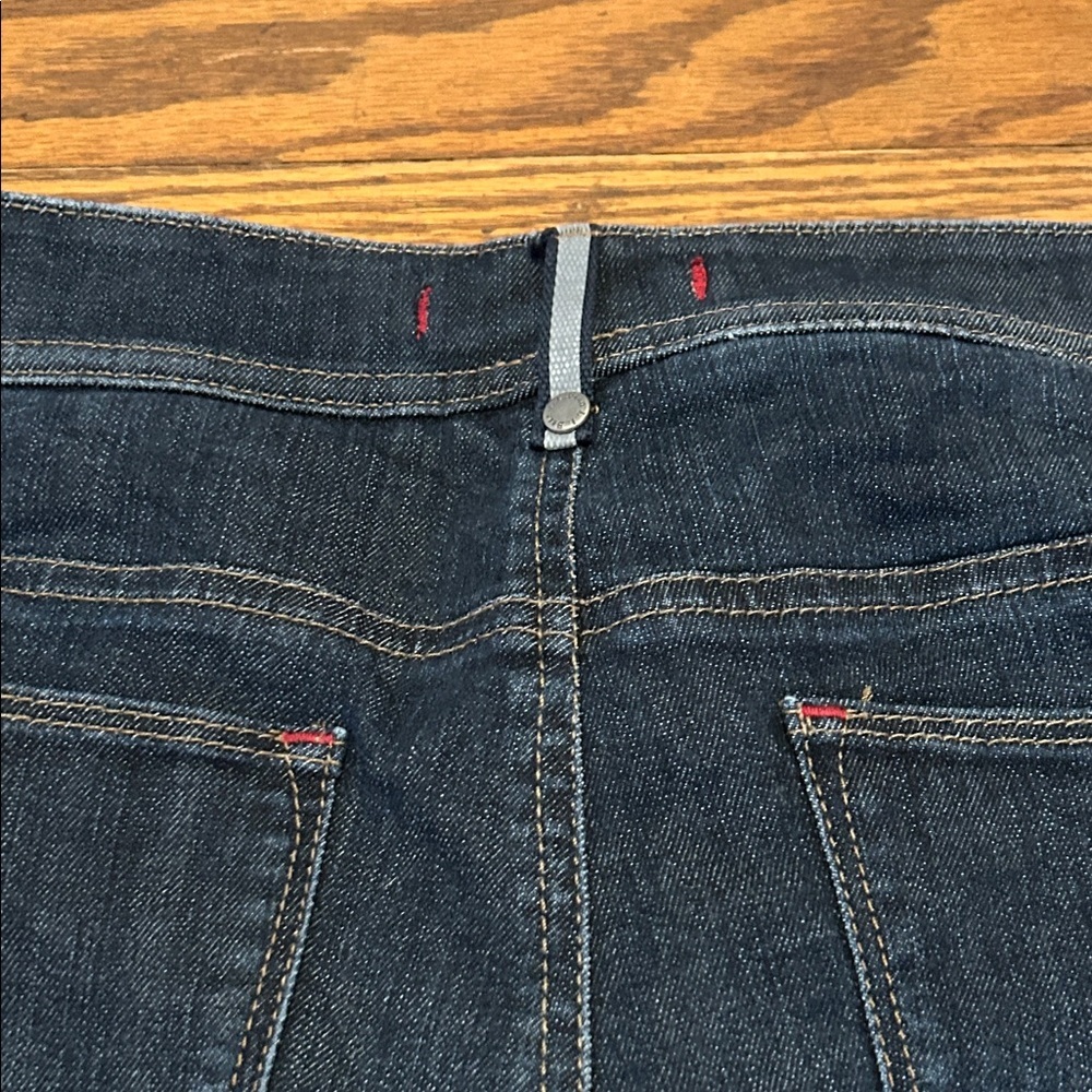 LLBean Flannel Lined Classic Dark Blue Straight Leg Jeans Size 10 - Picture 12 of 15